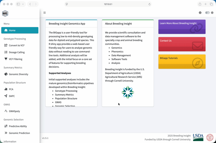 Animated GIF showing the sidebar navigation